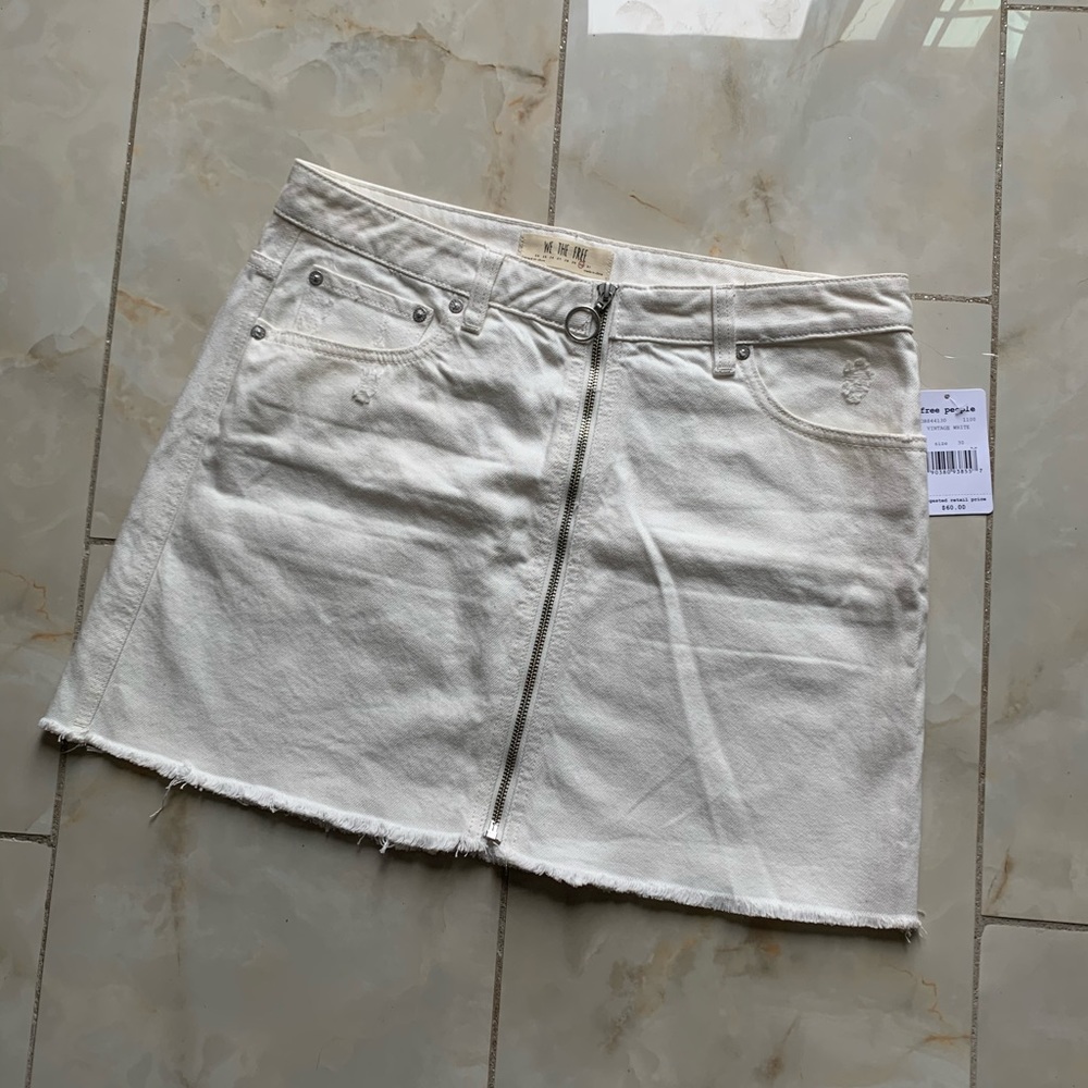 Free People zipper skirt